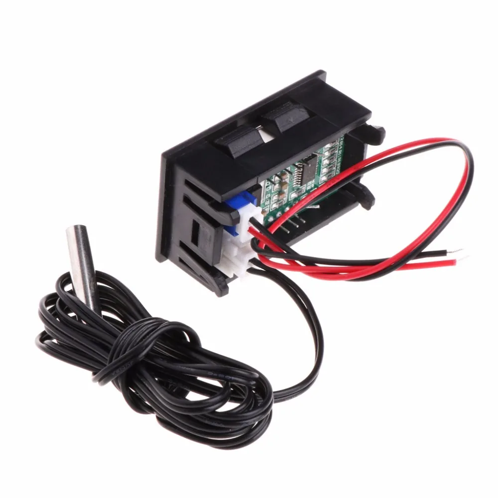 -50 ~ 110 DC 12v цифровой светодиодный термометр Автомобильный измеритель температуры