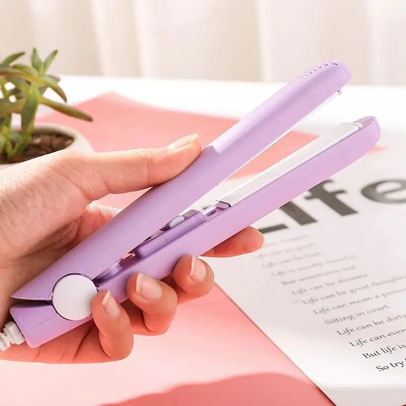 4 цвета мини быстрый выпрямитель для волос электрическая керамическая пластина