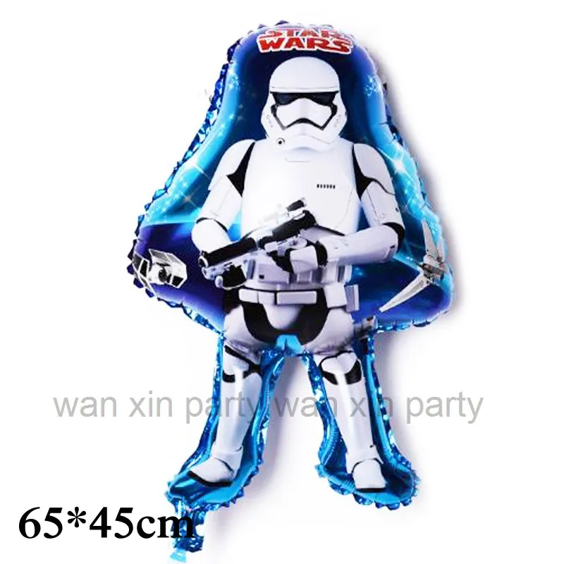 2pc S03 2 шт. воздушные шары из фольги в виде робота 63*50 см в классическом стиле, детские игрушки в стиле Звездных войн, воздушные шары голубого цвета R2D2, воздушные шары с гелием, вечерние шары - Цвет: 2pc S03