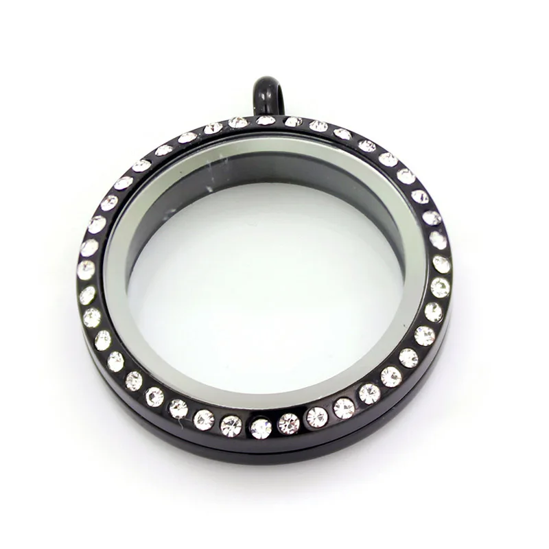 Crystal Twist 316 Stainless Steel 30mm Floating Locket Pendant Fit Charms Jewelry LSSS09-30MM | Украшения и аксессуары