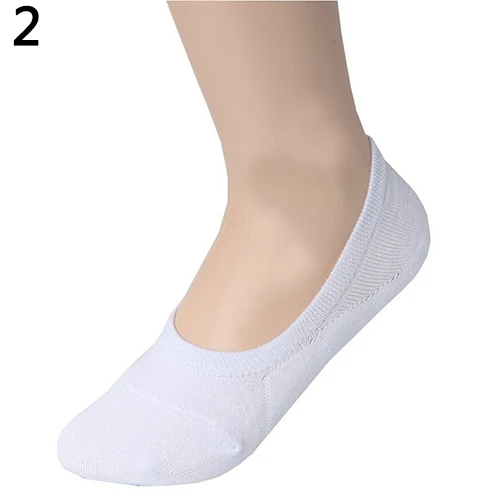 Носки мокасины женские/мужские Нескользящие мягкие дышащие хлопковые короткие