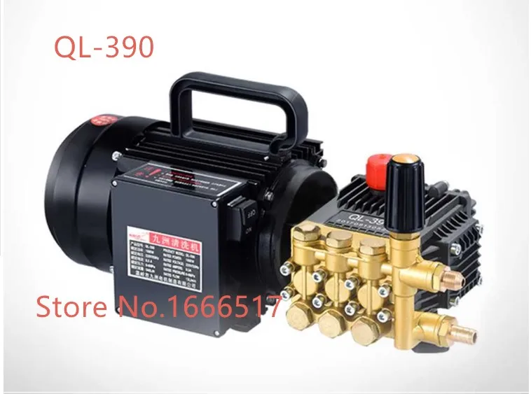 

QL-390 copper household cleaning machine high pressure car washer pump 7Mpa High quality NE