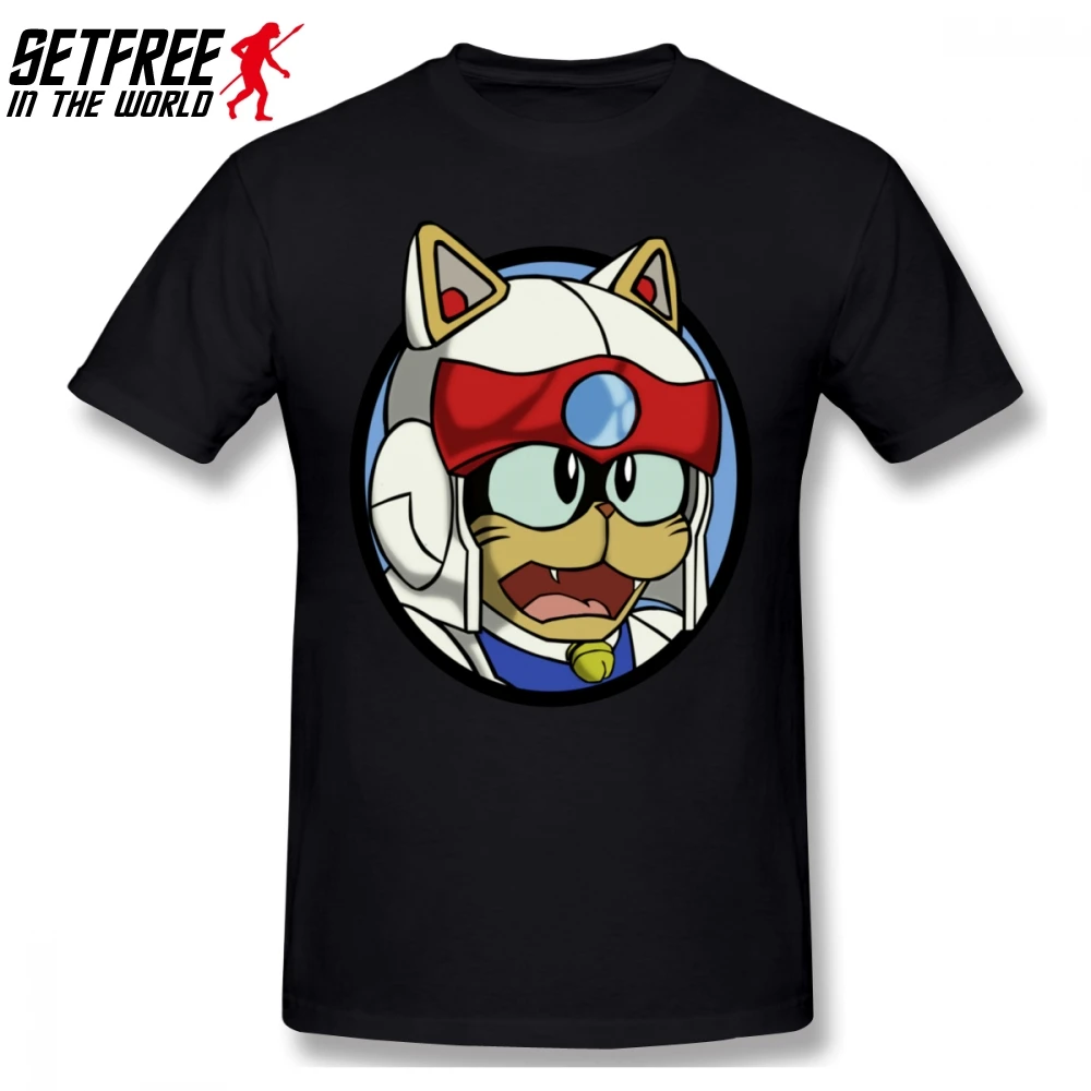 Мужская футболка с коротким рукавом Samurai Pizza Cats популярная хлопковая большие