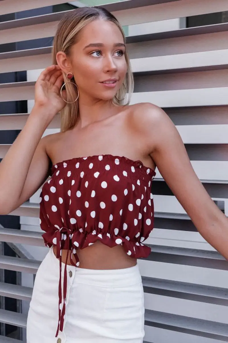 Летние новые женские Топы без бретелек сексуальные топы рукавов на шнуровке