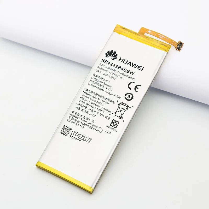 Original Huawei Battery HB4242B4EBW for Honor 6 4X H60-L01 H60-L02 H60-L11 H60-L04 3000mAh | Мобильные телефоны и