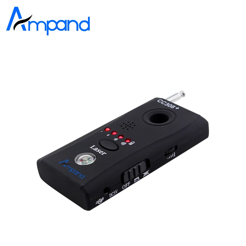 Ampand CC308 Беспроводной ФНР Полная частота детектора GSM устройства Finder Скрытая Cam