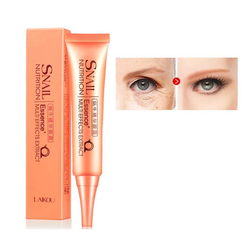 

Moisturizing firming skin whitening snail essence eye dilute pigment eyelid bags remove wrinkles wrinkle natural cosmetic