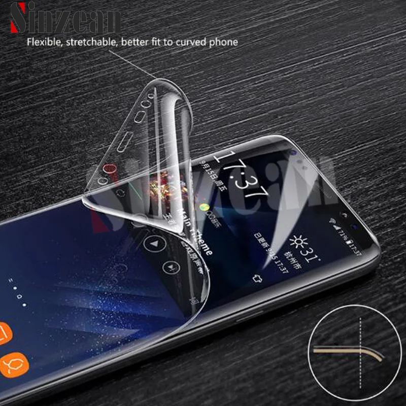 100 шт./лот ТПУ Гидрогелевая пленка для Huawei Mate 30 Pro P40 PRO P30 pro 3D изогнутая мягкая