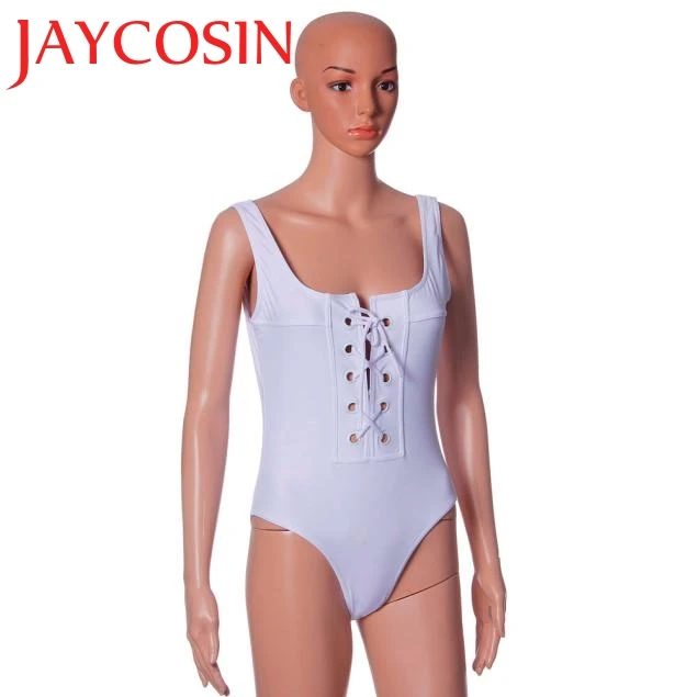 Jumpsuits Hot 2017 Sexy Women New Fashion One Piece Bathing Push Up Jumpsuit Bodysuits White Solid Wonderful Drop Shipping 726 | Женская