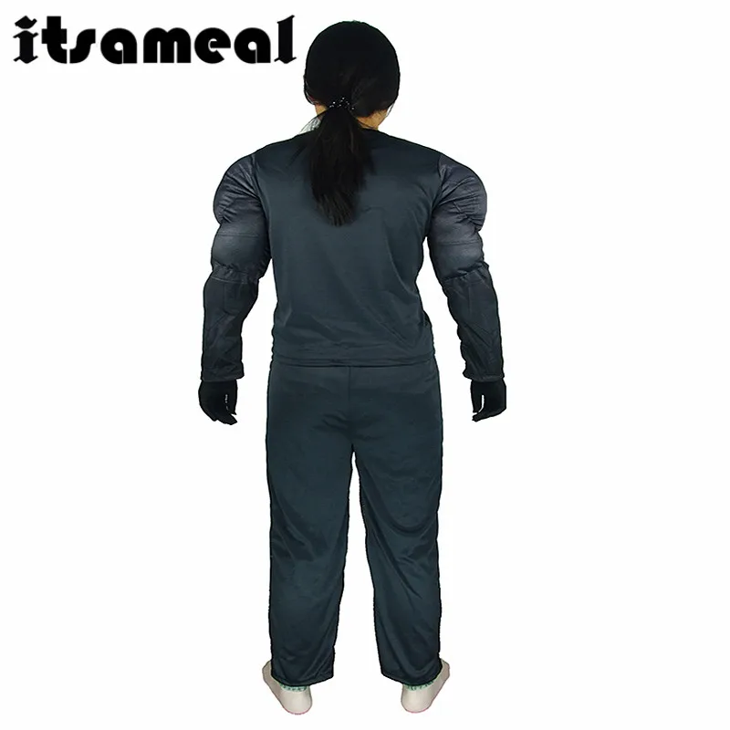 Костюм для косплея мышц бэтмена подъем темного рыцаря женский костюм наряд на