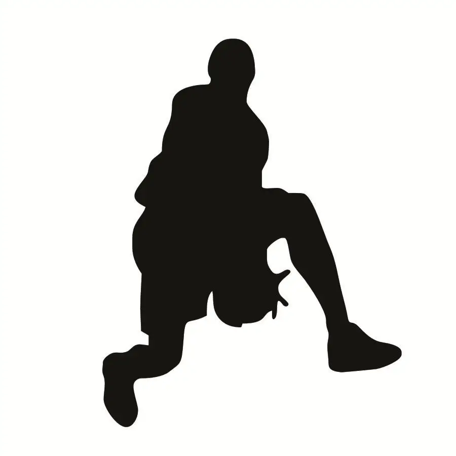 Passion Basketball Wall Stickers Removable Vinyl Wallpaper Mural Layup Strong Adhesive For Children Room Sports Decoration | Дом и сад