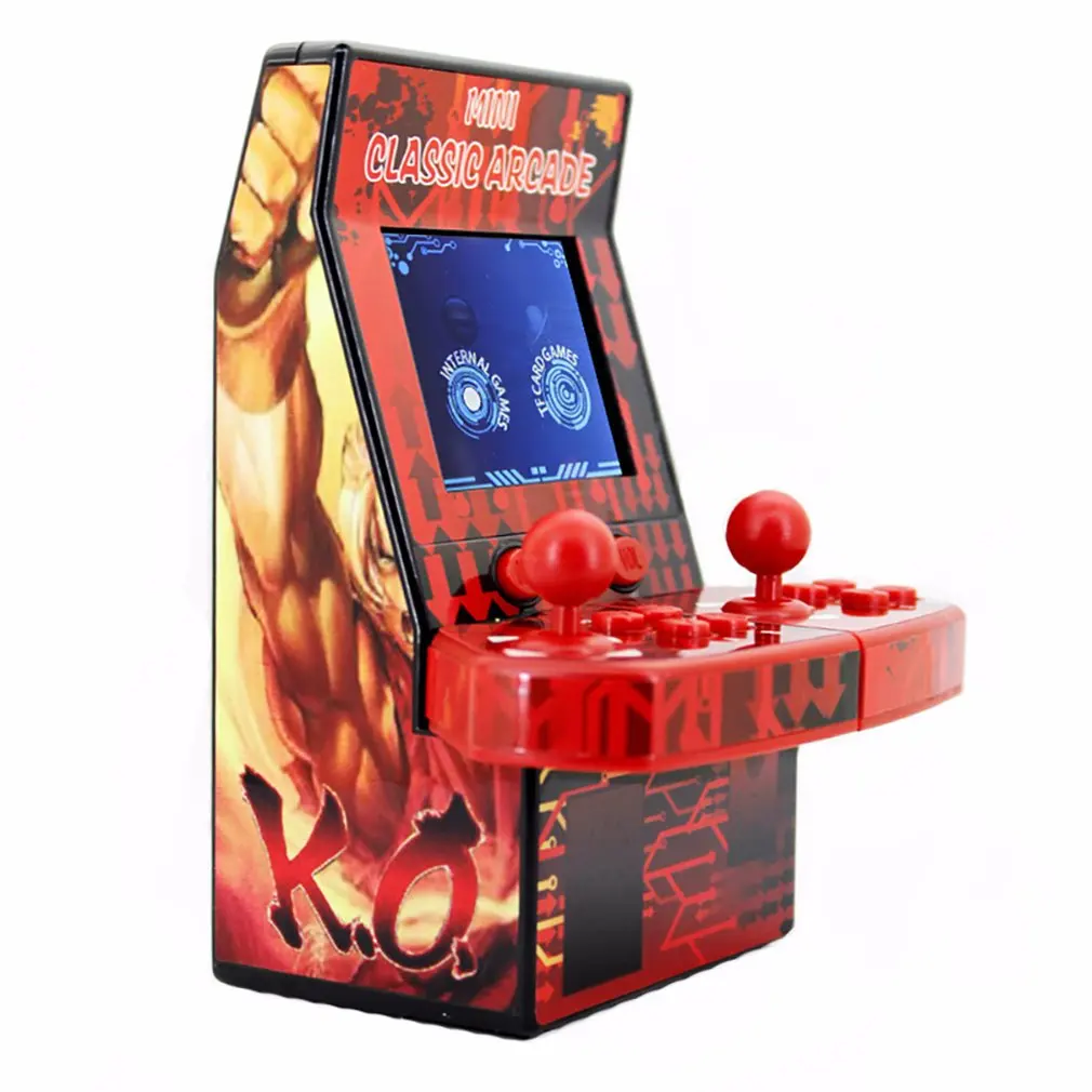 Mini Portable Arcade Machine Classical Retro Handheld Video Game Console Built-in 183 Arcade Games Support TF Card