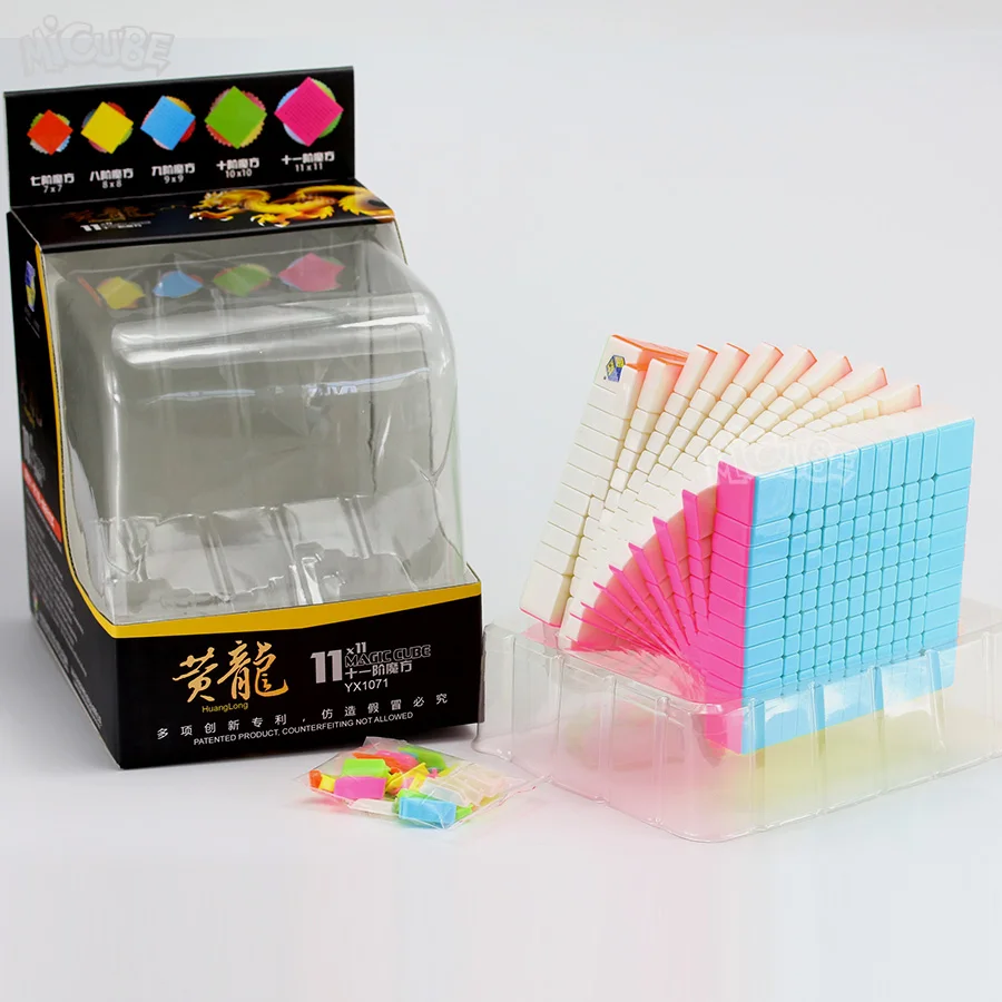Micube YuXin Zhisheng 11x11x11 куб HuangLong 11x11 магический скоростной куб соревнование Твист Головоломка игра 11 слоев Cubo обучающая игрушка