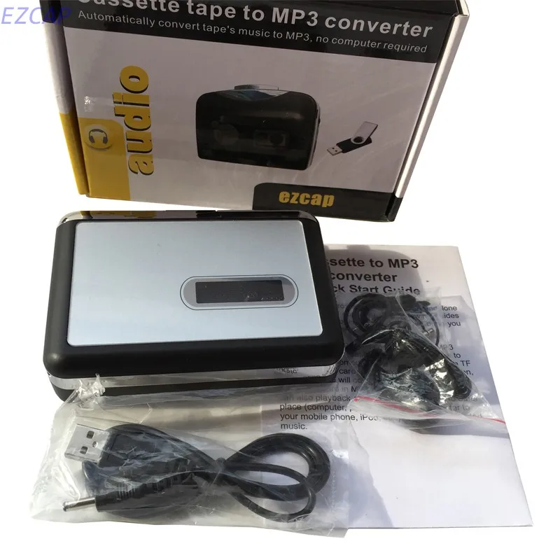 2017 new USB Cassette Player Recorder convert to MP3 in SD TF Card no PC required Free shipping | Компьютеры и офис
