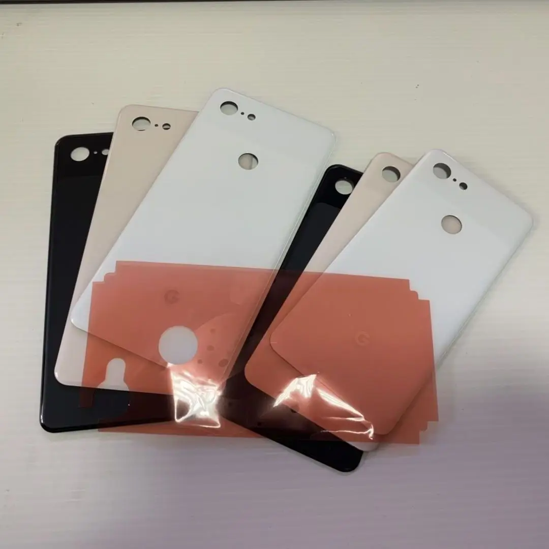 На. 1 день доставки! Оригинальное заднее стекло Замена для Google Pixel 3& 3 XL крышка батареи стеклянная панель запасные части