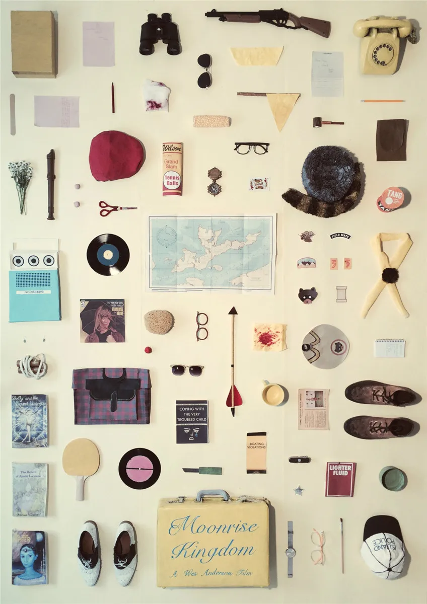 Moonrise Kingdom фильм Винтаж Ретро плакат декоративный DIY настенный календарь живопись наклейки домашние плакаты бар Арт Декор - Цвет: 11