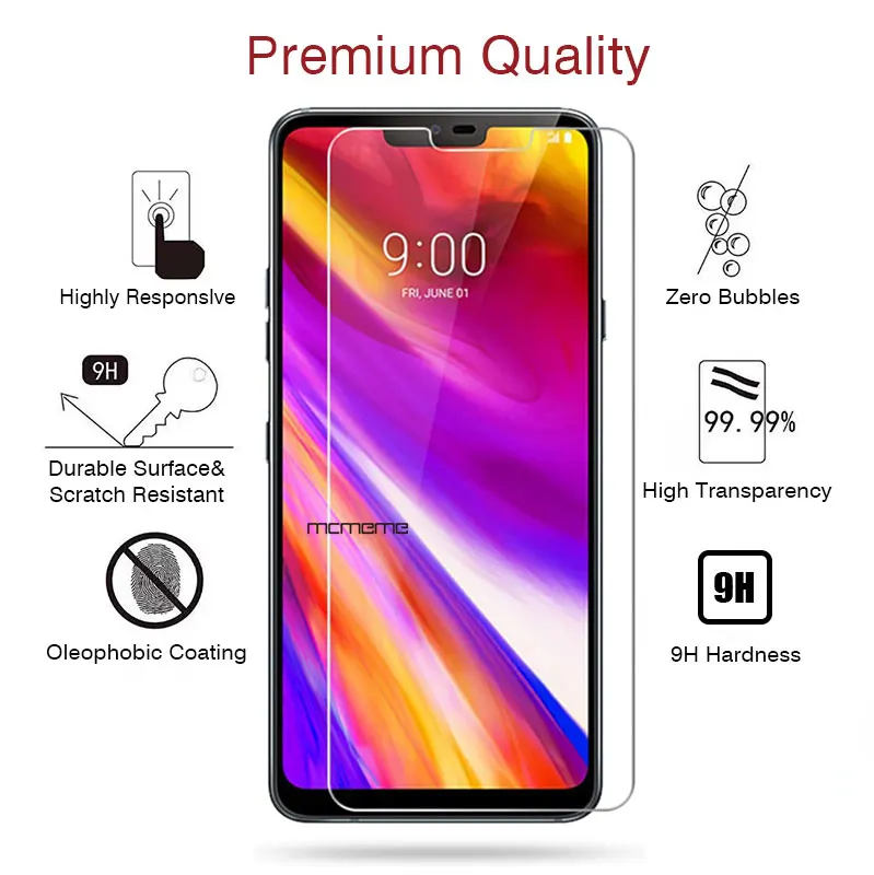 Для LG G7 thinQ закаленное стекло 9H 2.5D тонкая защитная пленка Взрывозащищенная для