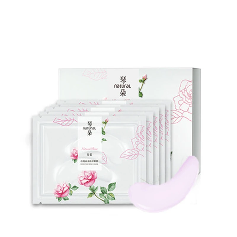 

60pcs=30pair Rose Essence Crystal Collagen Gel Eye Mask Crystal Eyelid Moisture Anti Wrinkle Under Eye Dark Circle Eye Patch