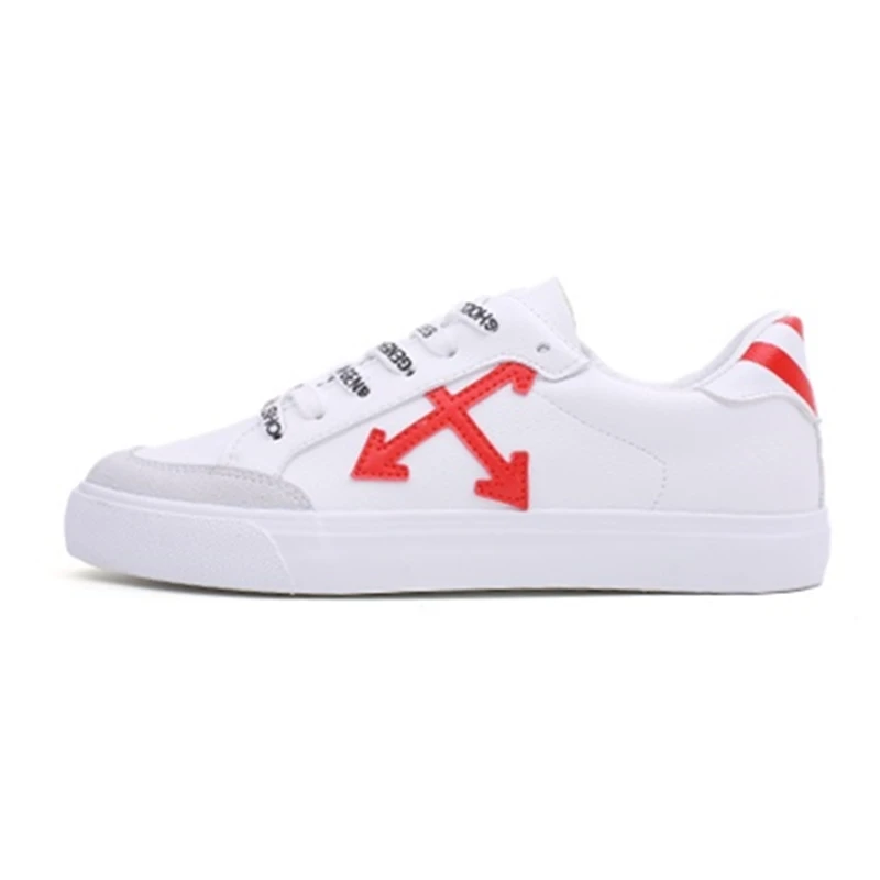 Новый Для женщин кроссовки на шнуровке Повседневная обувь Мода белый плоский