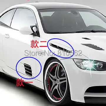 Universal Car stickers Simulation Vents Decorative Gills Outlet Side fit for Fiesta Duster Largus Astra Niva Solaris RIO | Автомобили и