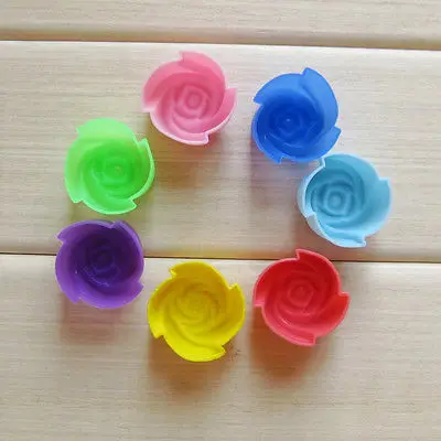 6 шт./упак. силиконовая форма для шоколада инструмент торта кекса розы Modul