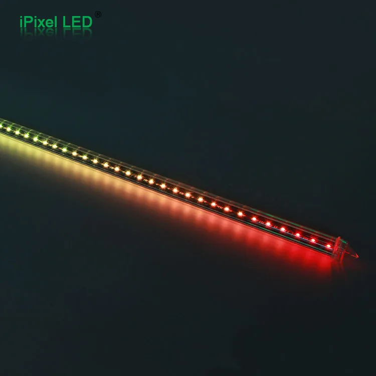 

diameter 30mm 96pcs RGB DMX 360 view vertical led tube