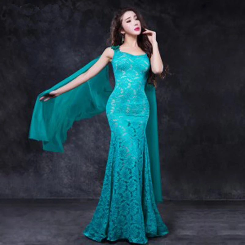 Новинка 2017 Кружевной Костюм для танца живота красивые сексуальные роскошные