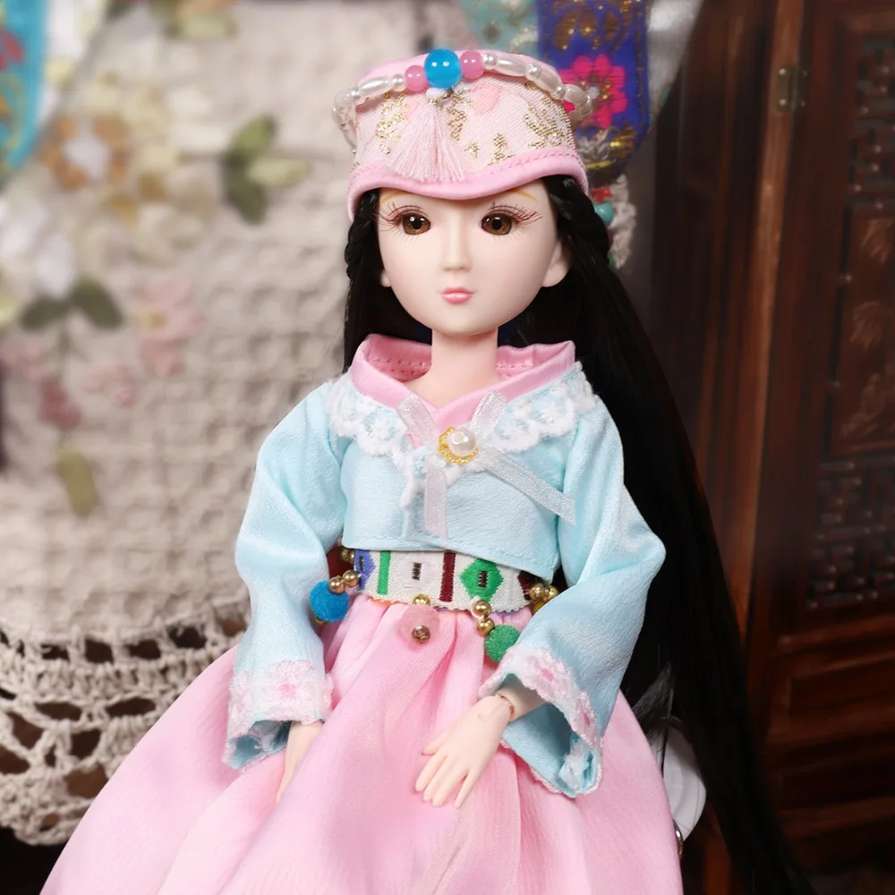 Кукла XIAO JING, коллекция 1/6 года, куклы bjd, Национальный стиль, 25 см, для русской девочки, австрийская, греческая, для девочки, SD куклы, наряд, элегантное платье