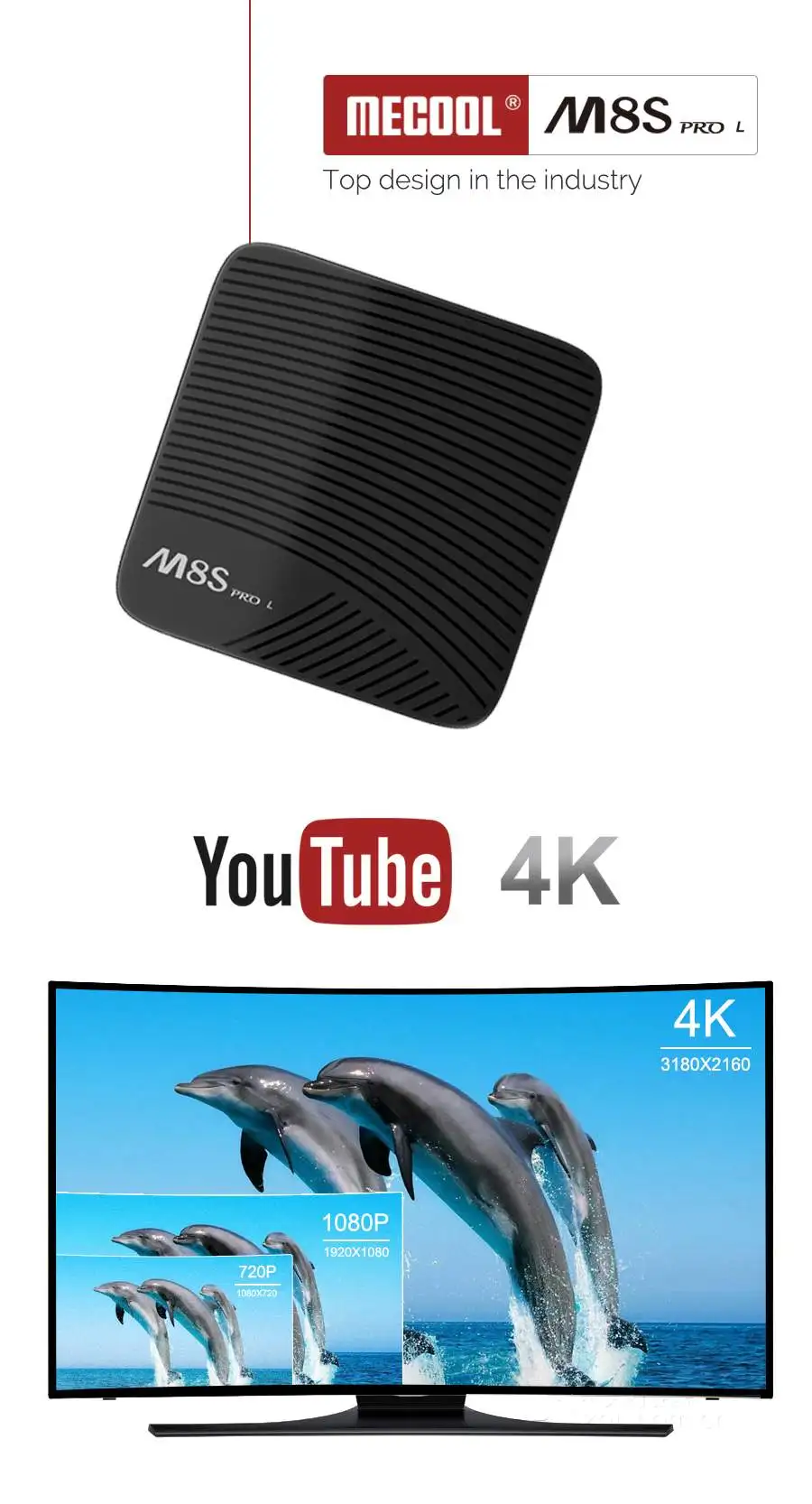 M8S Pro L Smart tv Box Amlogic S912 3 Гб ram 32 Гб rom 5G wifi bluetooth 4,1 4 K Android tv Box для HD Netflix 4 K Youtube