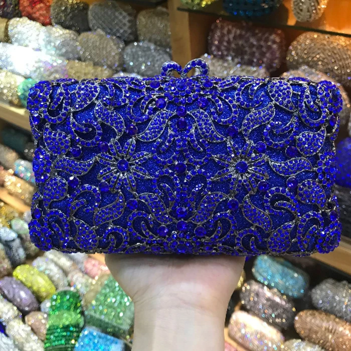 Женский клатч золотистого/зеленого/розового/синего/зеленого цвета вечерние