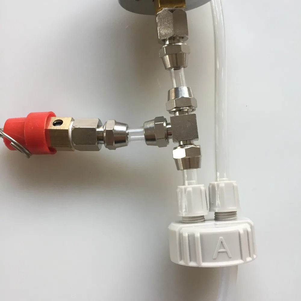 Аквариум DIY CO2 система генератора клапан сброса давления Регулировка воздушного потока воды завод рыбы аквариума CO2 клапан диффузор