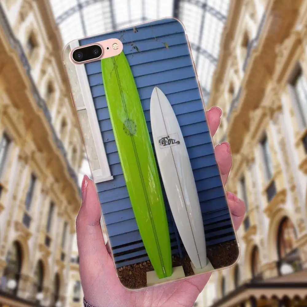 Мягкий ТПУ чехол для Sony Xperia Z Z1 Z2 Z3 Z4 Z5 compact Mini M2 M4 M5 T3 E3 E5 XA XA1 XZ Premium Hot Surf Boards S|Бамперы|