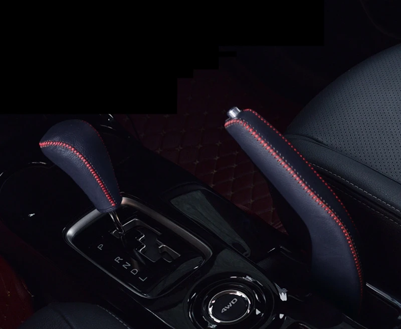 Для Mitsubishi Outlander 2013-2017 кожаная центральная консоль переключения передач