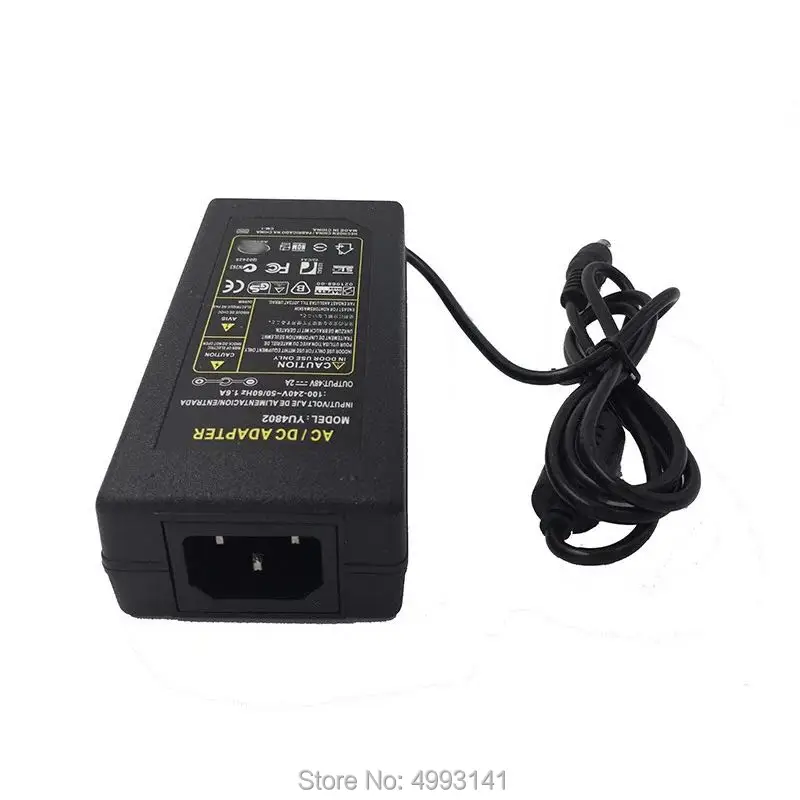 48v1a/48V2a/48V3a переключение Питание 48 вольт универсальный Мощность адаптер Ховерборд Зарядное устройство AC-DC 220V 48 V светодиодный трансформатор