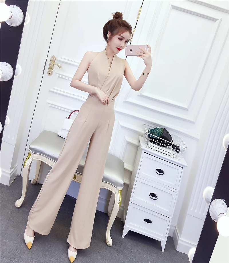 Океан Газа комбинезон женский 2019 лето новый темперамент дамы сексуальное с