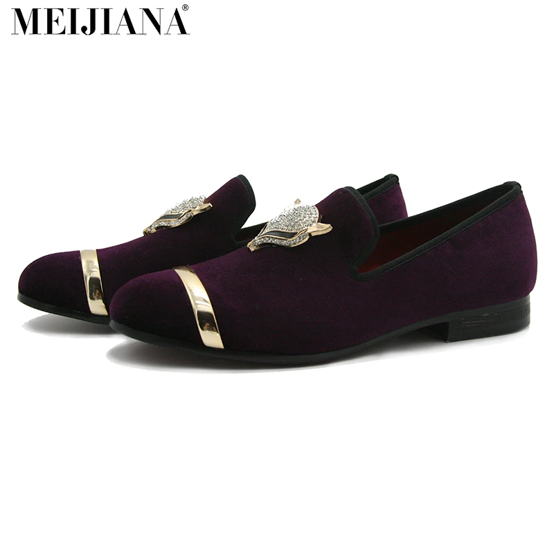 Мужские лоферы ручной работы Mei Jia NA замшевые кожаные брендовые туфли с