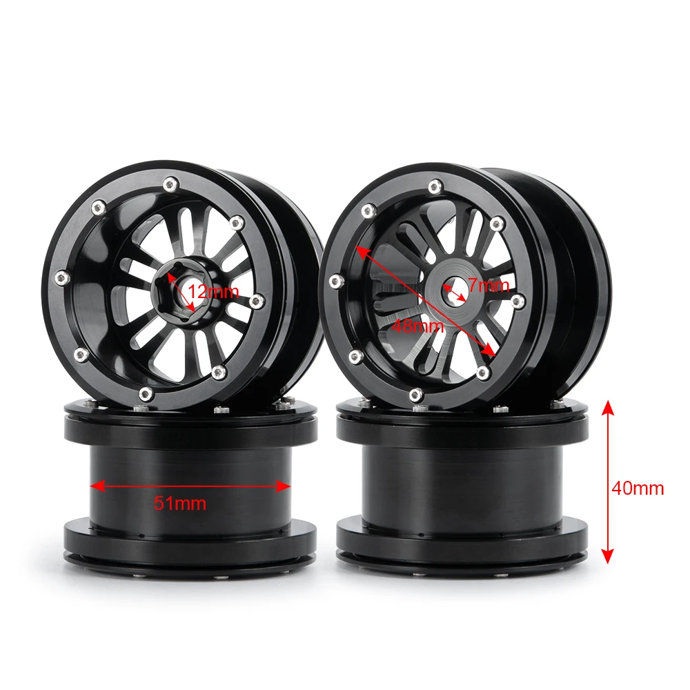 

YEAHRUN, 4 ., /, 2,2 , 40 , Axial SCX10 Wriath 90018 TRX4 D90 1/10