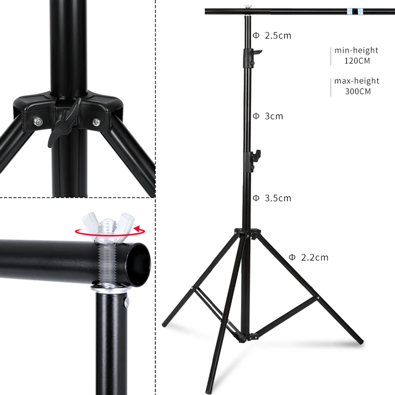 Фон для фотографий Поддержка Системы 3 м х 7 м/10ftx23ft фотостудия студийный фон для фотосъемки с сверхмощный зеленый Экран фон набор для фона