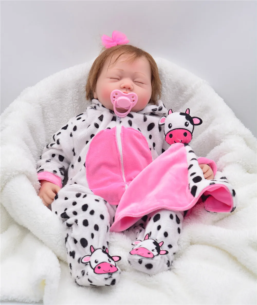 55 см Силиконовые Reborn куклы Baby живой реалистичный Boneca Bebe реалистичные настоящая