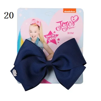 picture color " фирма JOJO Bow зажим для волос для девочек Дети ручной Сива девичий аксессуар для волос 35 цветов заколки-бантики аксессуары для волос - Цвет: picture color