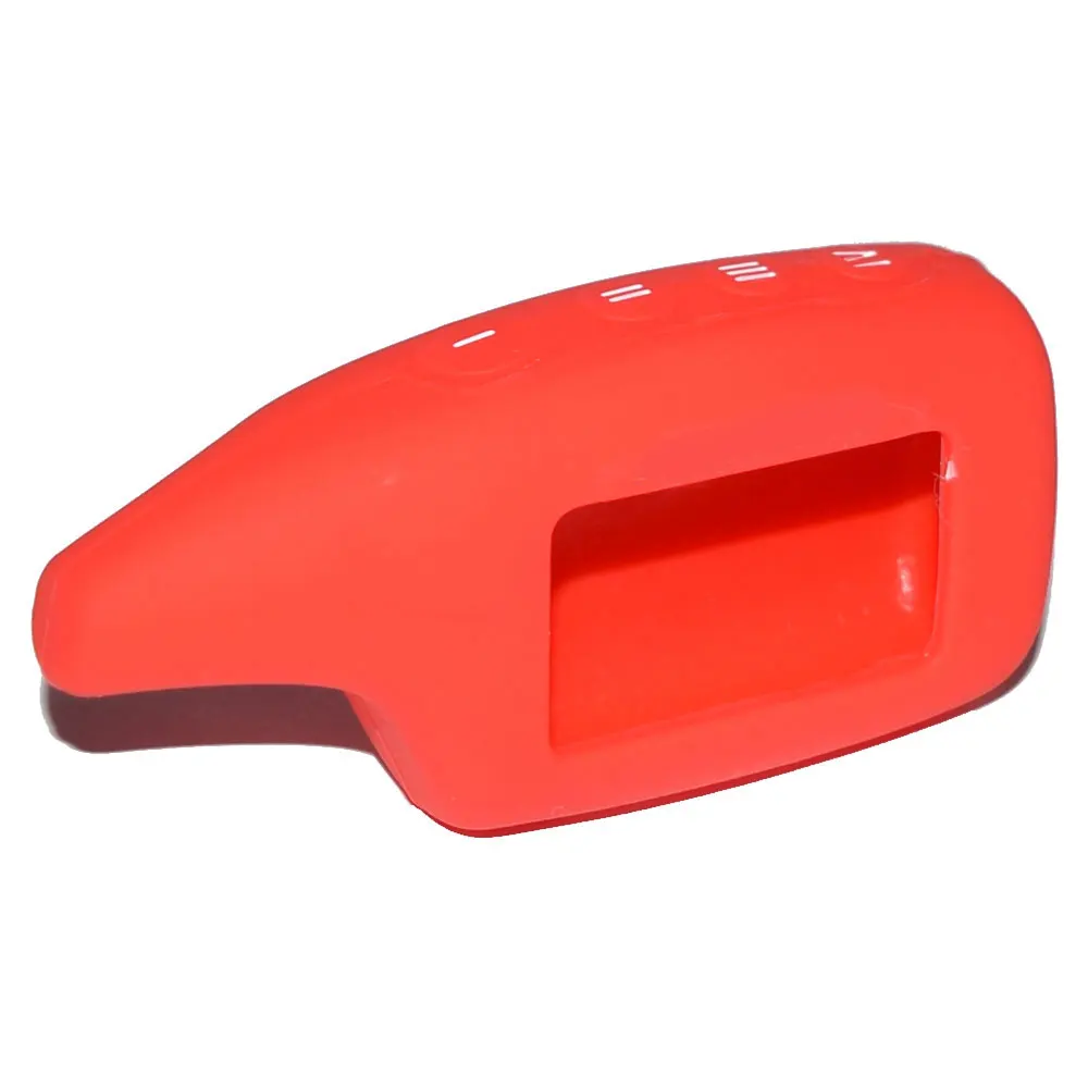 

Силиконовый чехол для ключа для Scher Khan Magicar 5 6 V Logi-car A B двухсторонняя Автомобильная сигнализация M5 ЖК-Брелок дистанционного управления защитный чехол