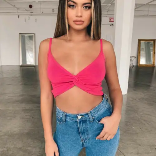 Специальный дизайн модный женский Слинг без рукавов с v-образным вырезом и