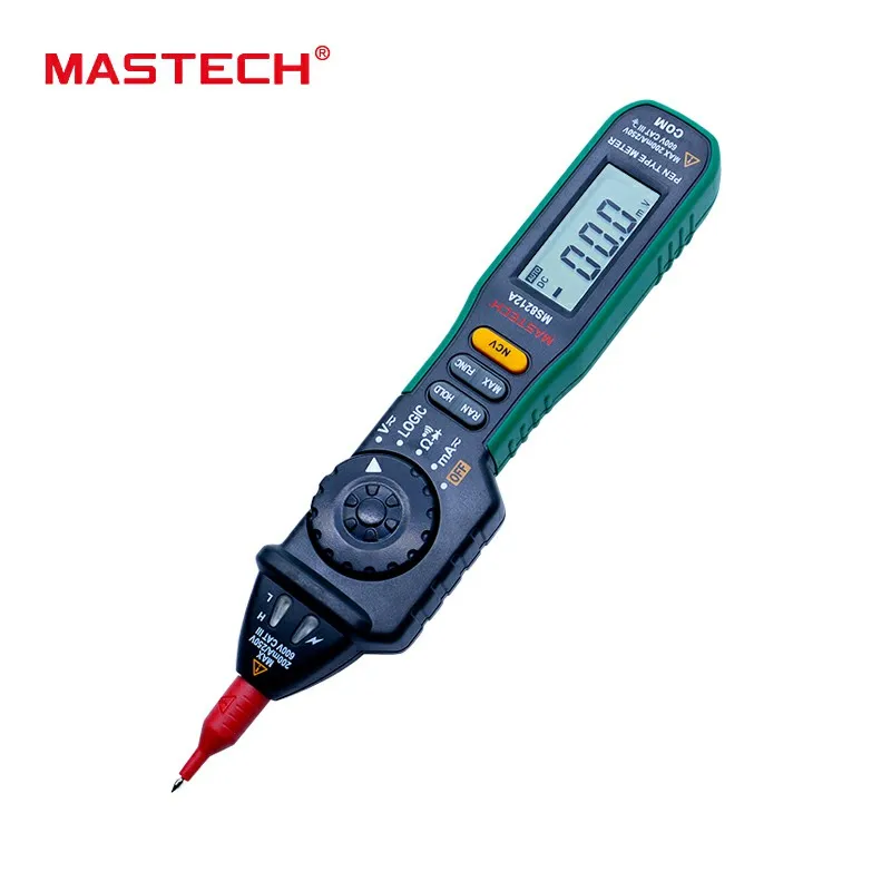 Ручка Мультиметр Mastech MS8212A бесконтактный Тестер Напряжения переменного и