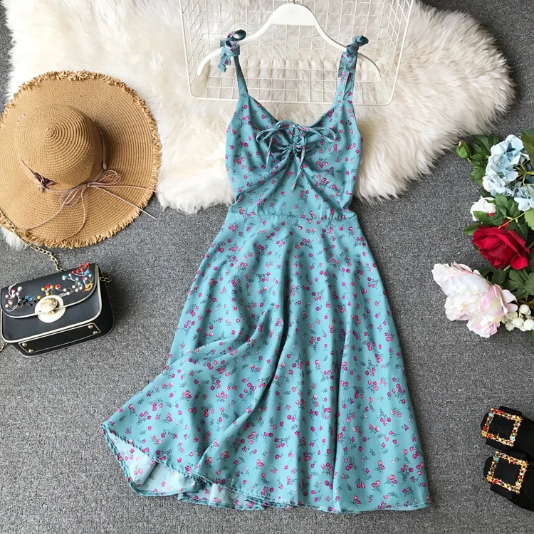 Женское плиссированное платье ALPHALMODA повседневное шифоновое без рукавов с