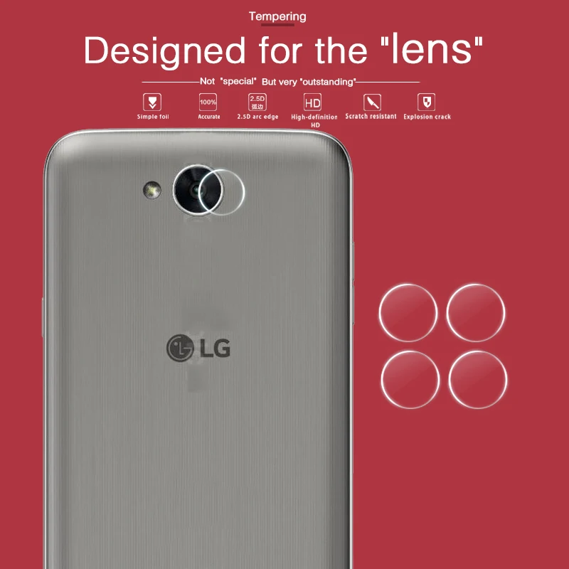 HD Задняя камера Объектив Закаленное стекло пленка для LG X2 X4 Plus X500 задняя защитная