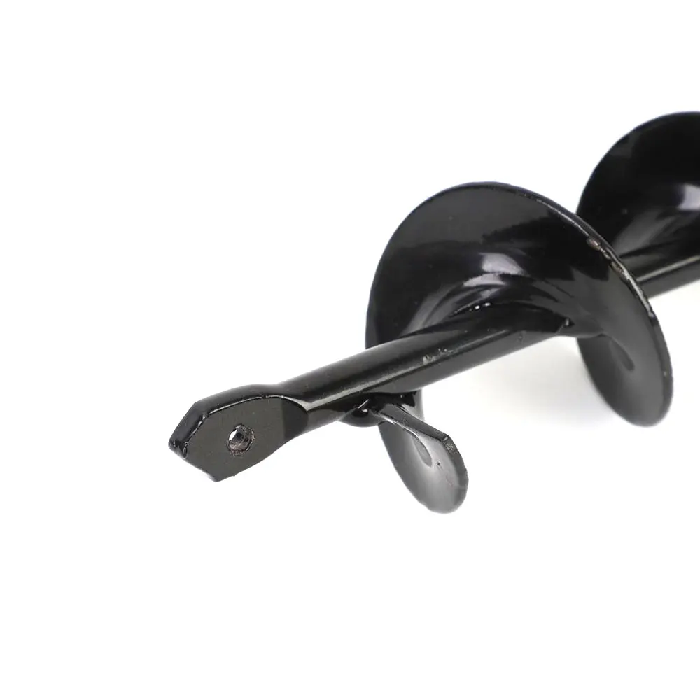 Посадочный шнек спиральные грунтовые сверла прочный металлический черный