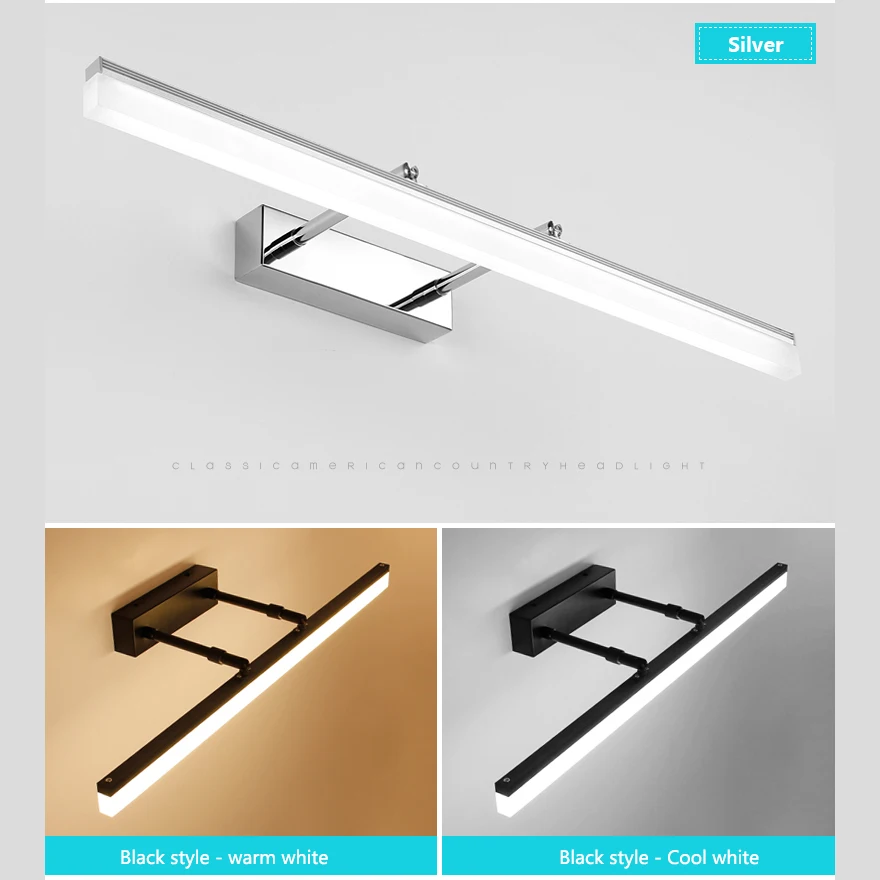 Светодиодный светильник для зеркала в ванную комнату современный светодиодный