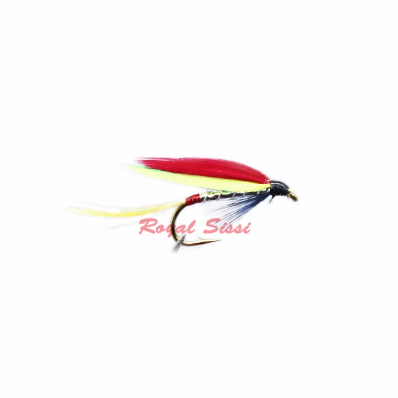 Royal Sissi 6 шт./корт. 3 варианта стиля #8 # PRO Классические мокрые мушки Серебристые