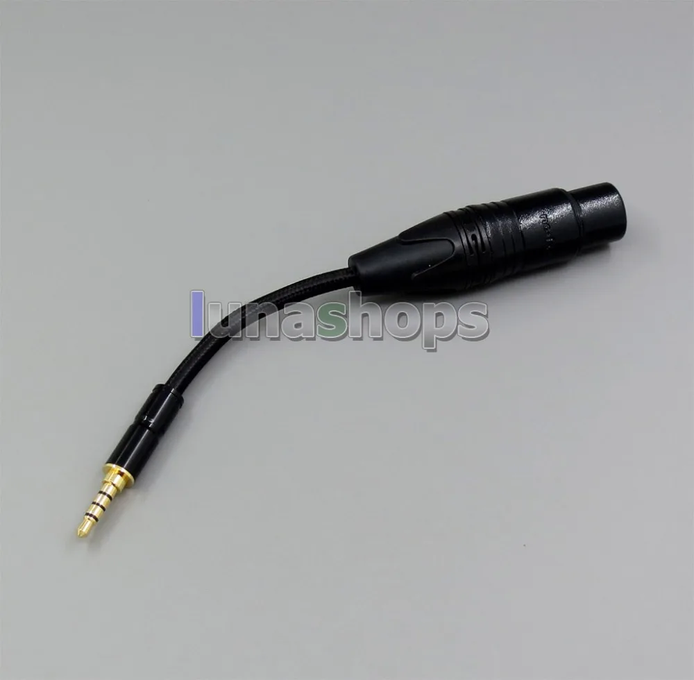 

LN006062 Net 3.5mm Silver Plated TRRS Re-Zero Balanced To 4pin XLR Female Cable For Hifiman HM901 HM802 Headphone Ampli
