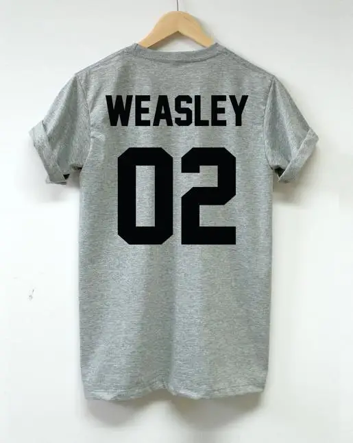 Ron Weasley 02 женская футболка с принтом сзади хлопковые повседневные Забавные